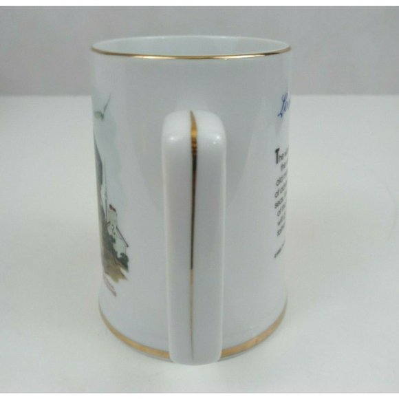 Vintage 1986 Norman Rockwell Museum Collection Looking Out To Sea Coffee Cup - Picture 6 of 8